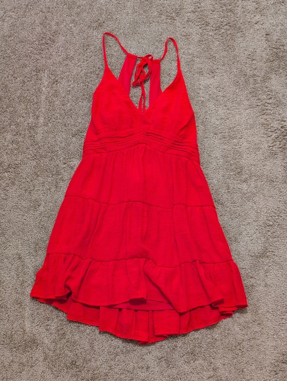 Hot Red, Fit And Flare Dress